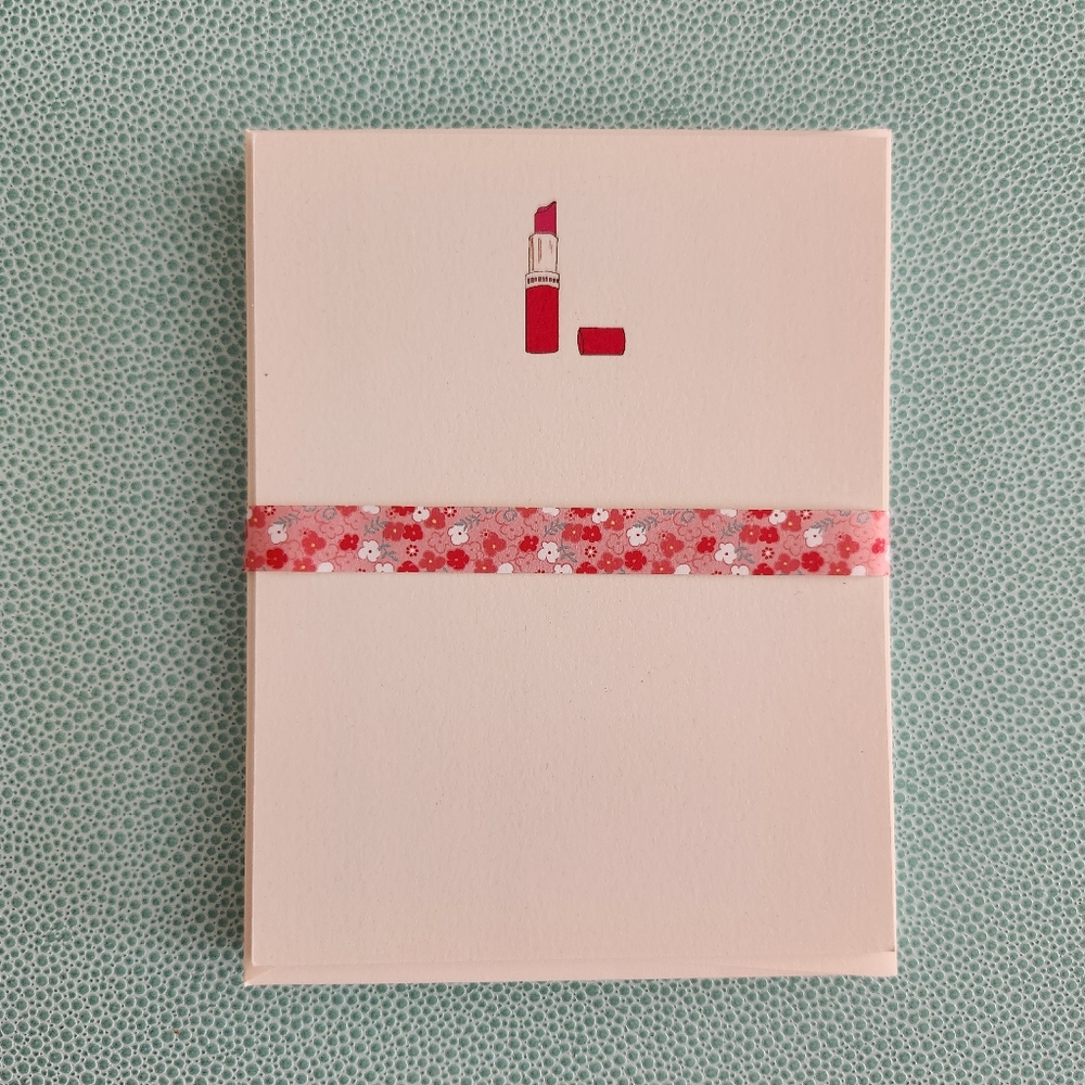 Lipstick 💄 Notecards